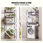 Vonios Bambuko Lentyna Virš Tualeto,170 cm, 63 x 26 x 170 cm - Image 6