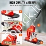 Ženkliukų (Sagų) Gaminimo Presas 32 mm, Universalus Presas su 500 Vnt. Komplektu - Image 2