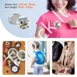 Ženkliukų (Sagų) Gamybos Rinkinio Dalys 58 mm, 500 Vnt., Metalas ir Plastikas (250/250) - Image 2