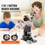 Ženkliukų (Sagų) Presas 2-in-1, Matricos 25 mm (300 vnt.) ir 58 mm (200 vnt.) - Image 2