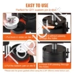  Ženkliukų (Sagų) Presas 25 mm, Su 500 Ženkliukų Dalių, Ergonominė Lenkta Rankena - Image 4