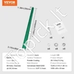 Tvirtas Kelio Ženklų Stulpas (4 vnt.), Žalias, 180 cm Aukščio, U-kanalas, Fiksuojamas Plienas - Image 6