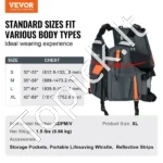 Gelbėjimo Liemenė (XL dydis), 110N Plūdrumas, Patogi, 53 x 41.5 x 11.5 cm, Vandens Sportui - Image 2