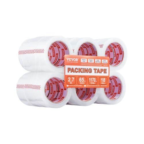 us2F3YCXFXJDTM18YGD8MV02Fgoods_img-v12Fpacking-tape-m100-1.2.jpg Profesionali Skaidri Pakavimo Juosta, 18 Ritinėlių, 47.8 mm x 59.436 m, Storis 0.068 mm - Image 1