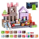 Magnetiniai Konstravimo Blokeliai „Tamsos Pilis“ , 150 Dalių Rinkinys, Stiprūs Magnetai