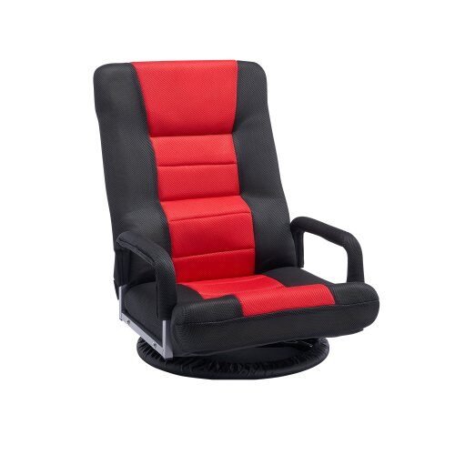 us2FDBYXZKYFS00053LZ2V02Fgoods_img-v12Ffloor-chair-m100-1.2.jpg 360° Sukamas Grindų Fotelis su Porankiais ir Reguliuojamu Atlošu, 6 Padėtys - Image 1
