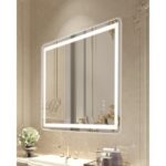 Didelis LED Vonios Veidrodis 70 x 100 cm, 3 Spalvų Apšvietimas