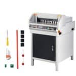 Profesionali Elektrinė Popieriaus Giljotina 450 mm, Pjūvio Aukštis 40 mm, su LCD Ekranu ir Lazeriu