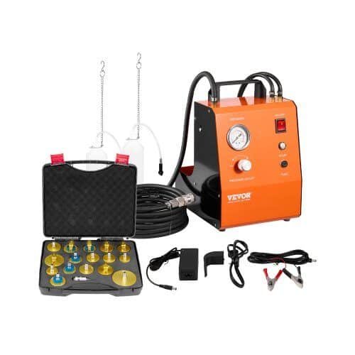 us2FDDSCCYGHTJOZGBHYAV22Fgoods_img-v12Fbrake-bleeding-kit-m100-1.2.jpg Elektrinis Stabdžių Skysčio Keitimo Įrenginys (220 V/12 V), Reguliuojamas Slėgis 0,6-3,0 Bar - Image 1