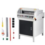 Automatinė Elektrinė Popieriaus Giljotina 450 mm, Pjūvio Aukštis 40 mm, su LCD Ekranu ir Lazeriu, 1016x787x670 mm