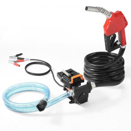 us2FFBBMG15GPM14E8RUQV92Fgoods_img-v12Ffuel-transfer-pump-m100-1.2.jpg Elektrinė Kuro Perpumpavimo Stotis, 12V DC, 57 L/min Srautas, 1/4 AG, 4 m Išleidimo Žarna, Benzinas/Dyzelinas/Žibalas, G1 jungtis - Image 1