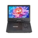 Kompaktiškas Nešiojamas DVD Grotuvas  22,8 cm (9 col.) HD Ekranas (800x480), 4 val. Baterija (2500 mAh)