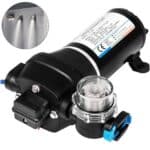 Automatinis Slėginio Vandens Siurblys 12V, 17 L/min, 40 PSI, Savaimiškai Įsisiurbiantis, 3/4 Colio, Kemperiams/Valtims