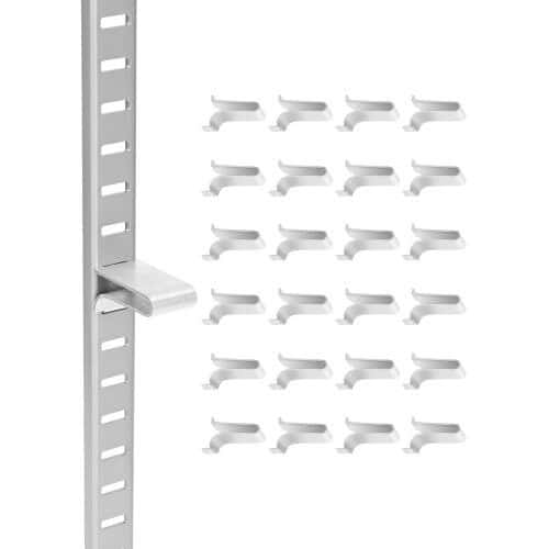 us2FGBZJJ40PCS00VEYRUV02Fgoods_img-v12Fshelf-clips-m100-1.2.jpg Plataus Panaudojimo Metalinių Lentynų Laikiklių (Klipsų) Komplektas. 40 Vnt - Image 1