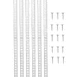 Reguliuojamų Lentynų Plieno Juostų Komplektas . 8 Vnt