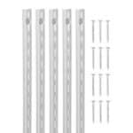 Profesionalus Reguliuojamų Lentynų Plieno Juostų Komplektas (Pilasteriai). 10 Vnt