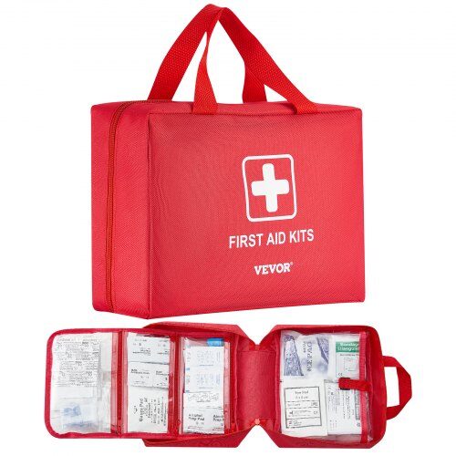 us2FJJBNL420JZYJPX7AQ001V02Fgoods_img-v12Ffirst-aid-kit-m100-1.2.jpg Didelė Pirmosios Pagalbos Rinkinio Kuprinė (420 dalių), 600D Nailonas, 23 x 14 x 19 cm, Išgyvenimo Rinkiniai - Image 1
