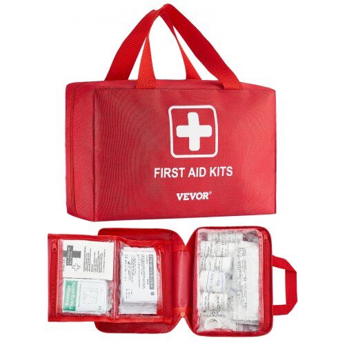 us2FJJBNL500JZYJYWUD7001V02Fgoods_img-v12Ffirst-aid-kit-m100-1.2.jpg Pirmosios Pagalbos Rinkinio Kuprinė (500 dalių), 600D Nailonas, 23 x 14 x 19 cm, Išgyvenimo Rinkiniai - Image 1