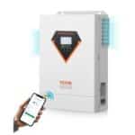 Galingas Hibridinis Saulės Inverteris 6KW / 6000W, Gryna Sinusinė Banga, 48V / 230V