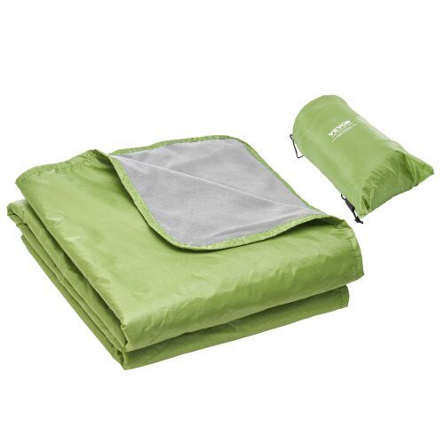 us2FLYTJZKKCDDLY0746MV02Fgoods_img-v12Fcamping-blanket-m100-1.2.jpg Universalus Pledas-Pončas Iškyloms ir Stovyklavimui, 200 x 150 cm, Žalios Spalvos, Atsparus Vandeniui (PU1500) - Image 1