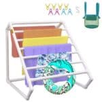 Trikampė Rankšluosčių Džiovykla Iki 8 Rankšluosčių,138 x 138 x 140 cm