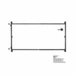 Universalus Reguliuojamas Vartų Rėmo Rinkinys Nuo Nusileidimo (152–243 cm Plotis, 119 cm Aukštis) 