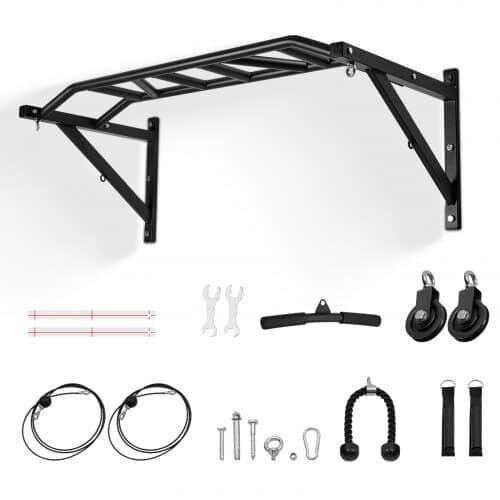 us2FQTYTXSJBGSZXIS6RP001V02Fgoods_img-v12Fpull-up-bar-m100-1.2.jpg Daugiafunkcinė Prie Sienos Tvirtinamas Prisitraukimų Skersinis (Lat Pulldown)  iki 200 kg - Image 1