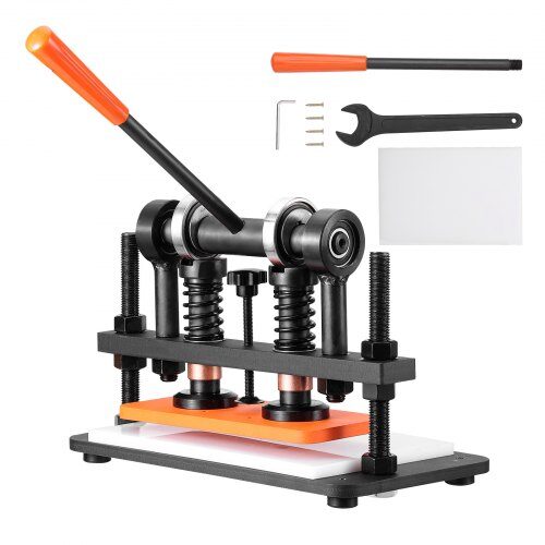 us2FSDSLPGYHJ26XWNZX0V02Fgoods_img-v12Fleather-embossing-machine-m100-1.2.jpg Kompaktiškos Rankinės Odos Staklės: 1.5 T Spaudimas, 260 x 120 mm Plokštė - Image 1