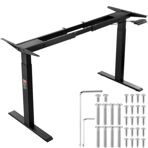 us2FSJZDZSDJ2J70USLE4V22Fgoods_img-v12Fstanding-desk-frame-m100-1.2.jpg Elektrinis Stalo Rėmas, Juodas, Dvigubas Variklis, 125 kg - Image 1