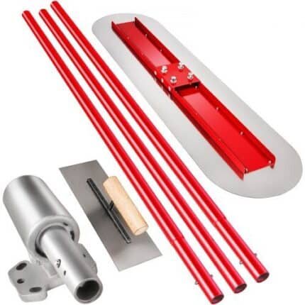 Profesionalus Betono Lyginimo Plūdės Rinkinys 120 cm x 30 cm, Su Trimis Rankenomis, 5,4 m