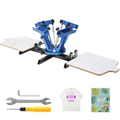 us2FSYJTTSSYZZ42J5IMGV02Fgoods_img-v22Fscreen-printing-machine-m100-1.2.jpg Profesionalios Šilkografijos Staklės (Presas) 4 Spalvos / 2 Spausdinimo Stotys - Image 1
