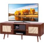 Retro Stiliaus TV Komoda (120x40x49 cm), Riešuto Spalvos