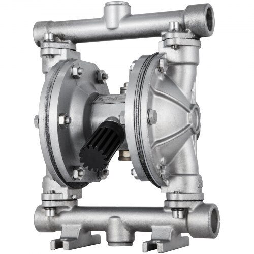 us2FYBGMBQBK-15P00001V02Fgoods_img-v42Fdiaphragm-pump-m100-1.2.jpg Tvirta Pneumatinė Diafragminė Pompa, 1/2 Colio (12,7 mm) Jungtys, Nerūdijantis Plienas / PTFE, Maks. 115 PSI Slėgis - Image 1