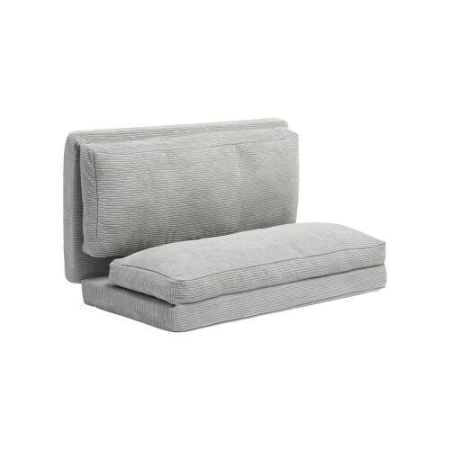 us2FZDSFDDDZDDFUE1ABFV02Fgoods_img-v12Ffolding-sofa-bed-m100-1.2.jpg Sulankstoma Sofa-Lova 3-In-1, Dvigulė Lova Su Atminties Putomis. Tamsiai Pilka, Veliūras, 241x136x12 Cm - Image 1