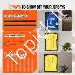 2 vnt. Marškinėlių Vitrinų (Rėmų) Komplektas 590 x 790 x 40 mm, Rakinamos, su 98 % UV Apsauga - Image 4