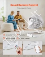 Elektrinė Kūdikių Supynė Gultukas, 3 Greičiai, Bluetooth, 3 Padėtys, Pilka/Smėlinė, Aliuminis, 73 x 54 x 40–63 cm - Image 4