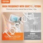 Elektrinis Dvigubas Pientraukis, 4 Režimai, 15 Lygių, Tylus, 13.7 x 9.3 x 5.7 cm - Image 2