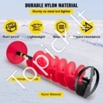 Galingas Grąžtas Ledu Žvejybai 20 cm, Nailonas/Aliuminis, Su Reguliuojamu Ilgiu Iki 122 cm - Image 3