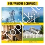 Galingas Hidraulinis Metalinių Plokščių Skylių Mušiklis (Štampas) 35T, 4 Dydžiai: 10,5 - 20,5 mm, Plienas - Image 7