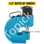 Galingas Hidraulinis Metalinių Plokščių Skylių Mušiklis (Štampas) 35T, 4 Dydžiai: 10,5 - 20,5 mm, Plienas - Image 3