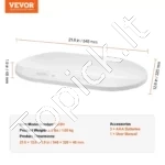 Išmanios Kūdikių Svarstyklės su Bluetooth 40 kg, Baltos, 54.8 x 32 cm - Image 6