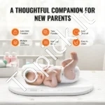 Išmanios Kūdikių Svarstyklės su Bluetooth 40 kg, Baltos, 54.8 x 32 cm - Image 3