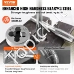 Kompaktiškas 40 dalių Metrinių Sriegių Rinkinys, M3–M12 - Image 2