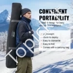 Ledo Žvejybos Palapinė 1-2 Asmenims, 210D Oksfordo Audinys,150x150x165 cm - Image 5