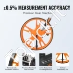 Mechaninis Matavimo Ratas, Ø 317,5 mm, Teleskopinė Rankena 40-100 cm, Tikslumas +0,5% - Image 2