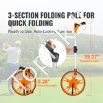 Mechaninis Matavimo Ratas, Ø 317,5 mm, Teleskopinė Rankena 40-100 cm, Tikslumas +0,5% - Image 4