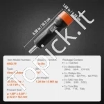 Mechaninis Sukimo Momento Atsuktuvas 1/4 colio (6,35 mm), 1,13–7,91 Nm, Tikslus Reguliavimas - Image 6