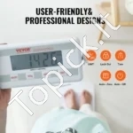 Nešiojamos Skaitmeninės Svarstyklės, Platforma Iš Aliuminio Lydinio (300x300x35 mm), Talpa 200 kg - Image 5