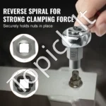 Profesionalus 29 dalių Varžtų ir Veržlių Išsukimo Rinkinys, 6–19,05 mm, CR-MO Plienas - Image 4