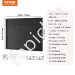 Rakinama Sporto Kortelių Vitrina 36 Vietų 775 x 617 x 55 mm, su 98 % UV Apsauga, PC Stiklas - Image 2